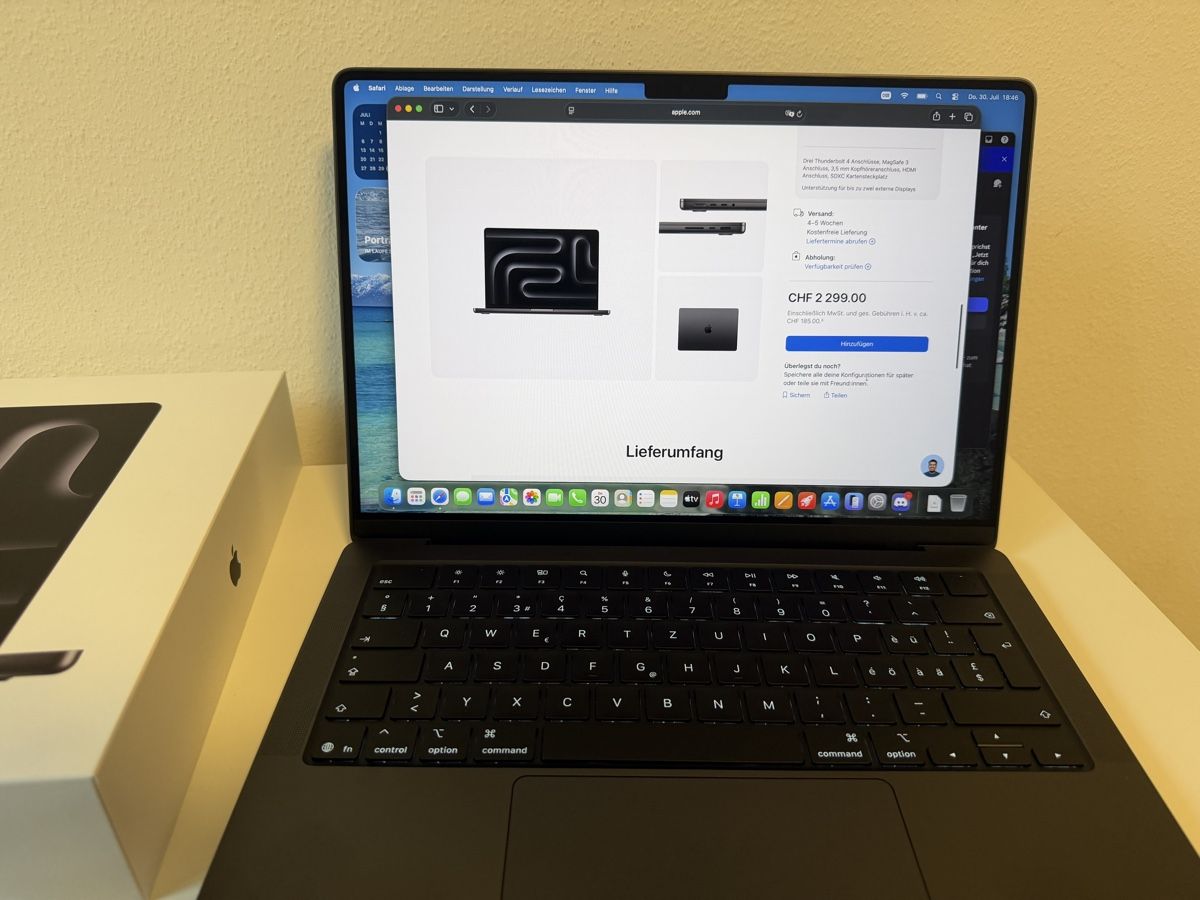 Apple Notebooks: Apple MacBook Pro 14" M5, 32GB Ram, 1TB SSD – Neu (gemäss Beschreibung) aus Zürich von arvinmarlon11 1