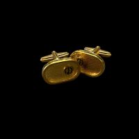 Dunhill Vintage Manschettenknöpfe Goldton mit d-Logo