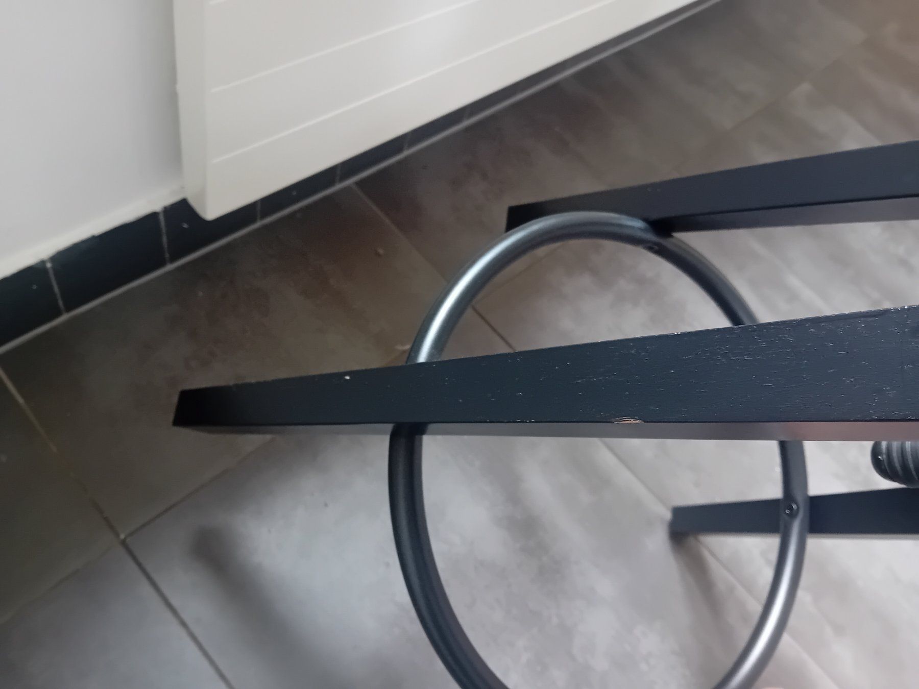 Ikea Hocker: Bar-Hocker DALFRED - Ikea - Schwarz- Holz – Gebraucht aus Romanshorn von inf_wdd8 2