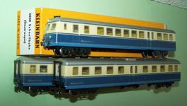Kleinbahn H0 6030, 7030 Schnellbahn Steuer-/PW 3er Set