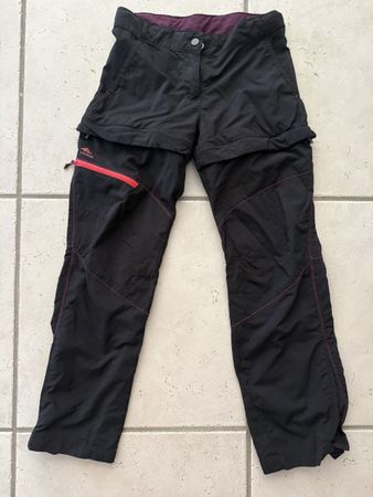 Wanderhose Kinder, “zip-off”, Gr. 131-140, schwarz