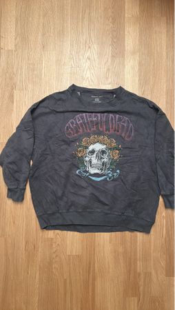American Eagle Sweater Totenkopf Rosen Grösse XL 