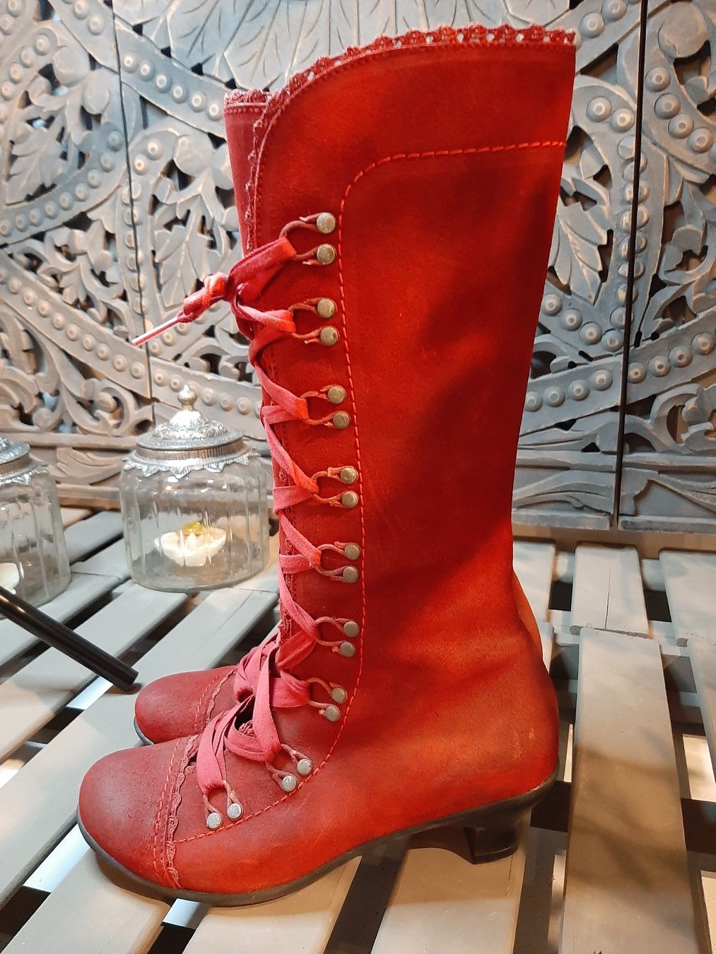 Scarpe da donna: wunderschöne BRAKO Stiefel rot 38 – Nuovo (secondo la descrizione) da Bern venduto da Preloved.Nile.4.Sale 5