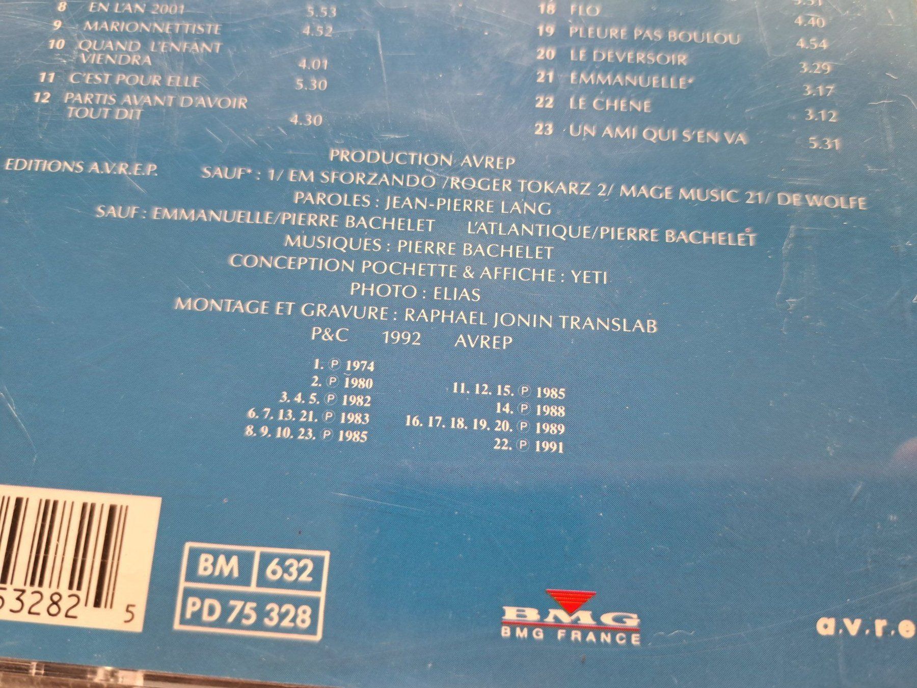 CDs: Cd 10 ans de Bachelet pour toujours – D'occasion à Pully par bro_n52j 5
