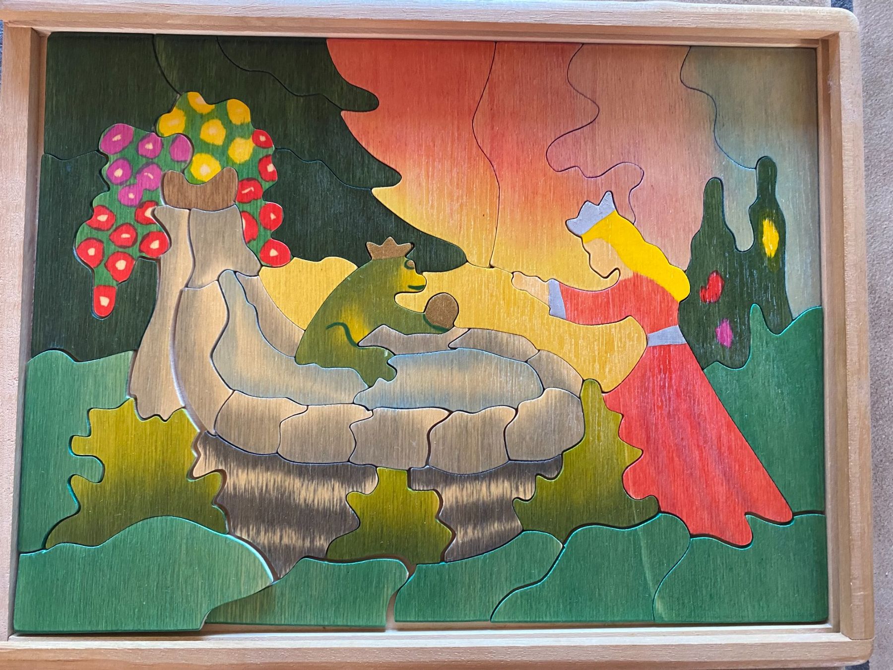 Articoli in legno: Puzzle, "Der Froschkönig" – Usato da Luzern venduto da Hutti1968