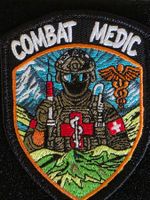Sanitat Abzeichen Badge Combat Medic Stoff neu