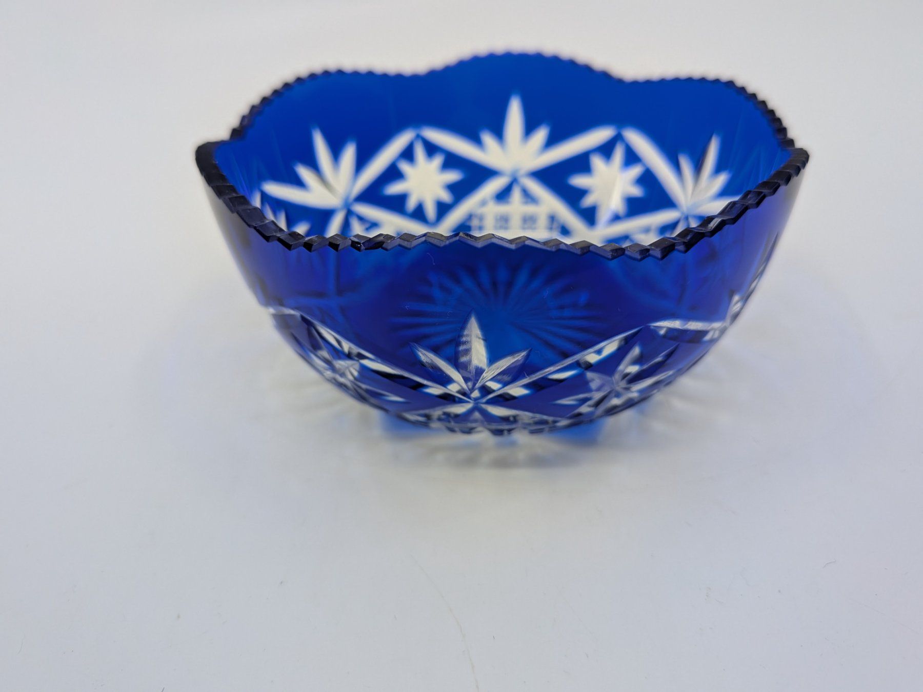 Schalen: Kleine Kristallglas Schale blau – Gebraucht aus Emmen von Brockofsky 2