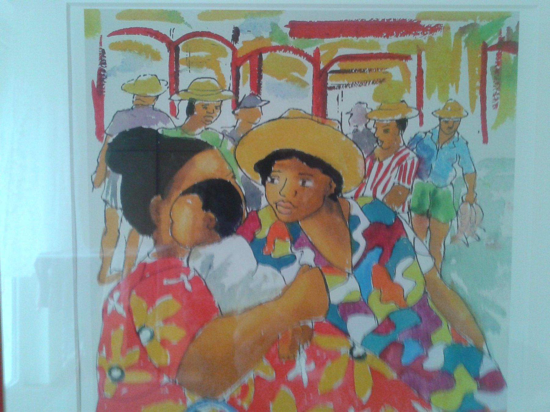 Foto & Immagini: Bild Markt Seychelles gerahmt von Barbara Jenson – Nuovo (secondo la descrizione) da Camorino venduto da Campellino