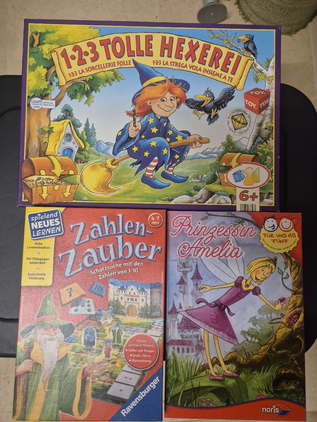 Giochi: 3 tolle Gesellschaftsspiele – Usato da Rheinfelden venduto da calla07