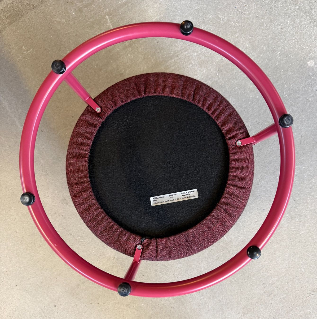 Hocker: COR Drop Designerhocker - Rot – Gebraucht aus Augst BL von Nextl00p 2