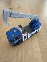 Dickie Toys Kranwagen Construction Team blau guter Zustand