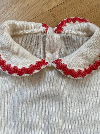Pullover wolle, gestrickt Vintage 104