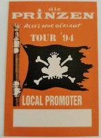 DIE PRINZEN - Tour '94 Backstagepass