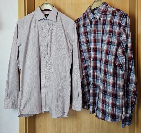 2 Herrenhemden Gr.L  41/42; Regular Fit