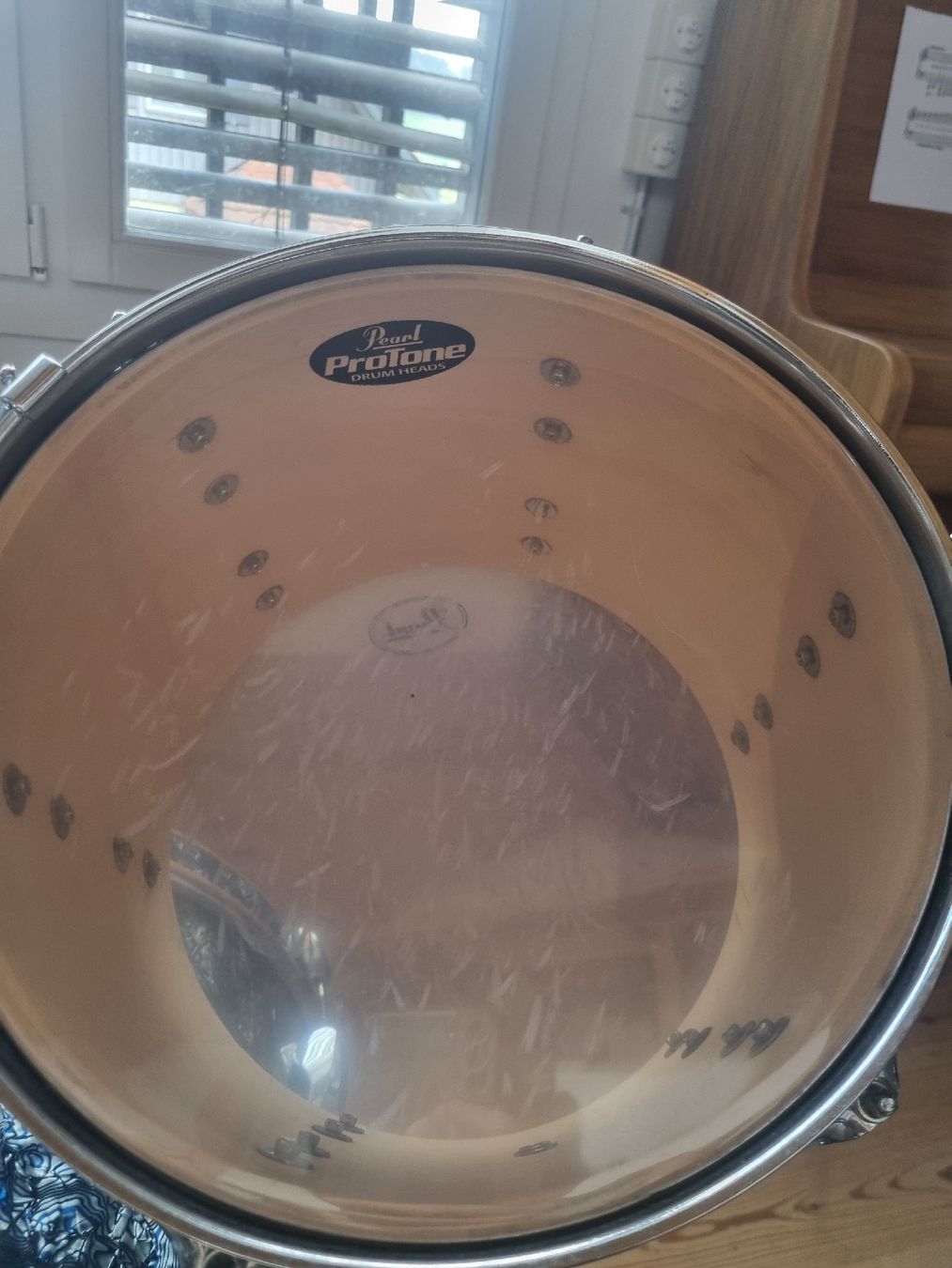 Instruments de musique: Pearl Drum Set Blue Shells + Hocker + Drumstick Set – D'occasion à Elgg par dav_6nkw 4