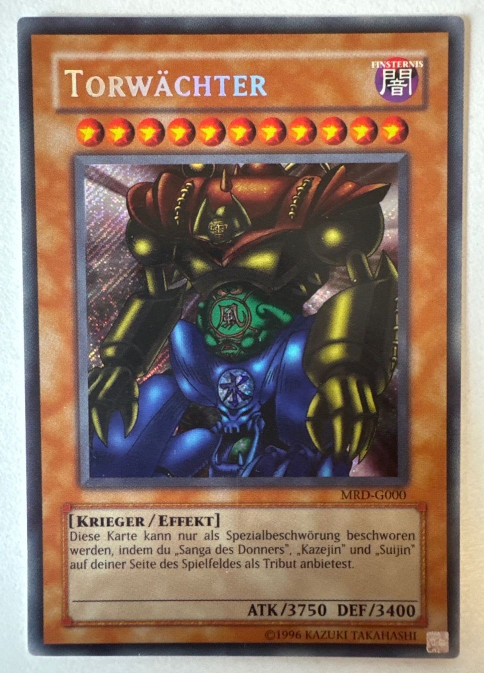 Yugioh Sammelbilder & Trading cards: GOAT | MRD-G000 | Torwächter | Secret Rare – Gebraucht aus Altstätten SG von ChangeMaker