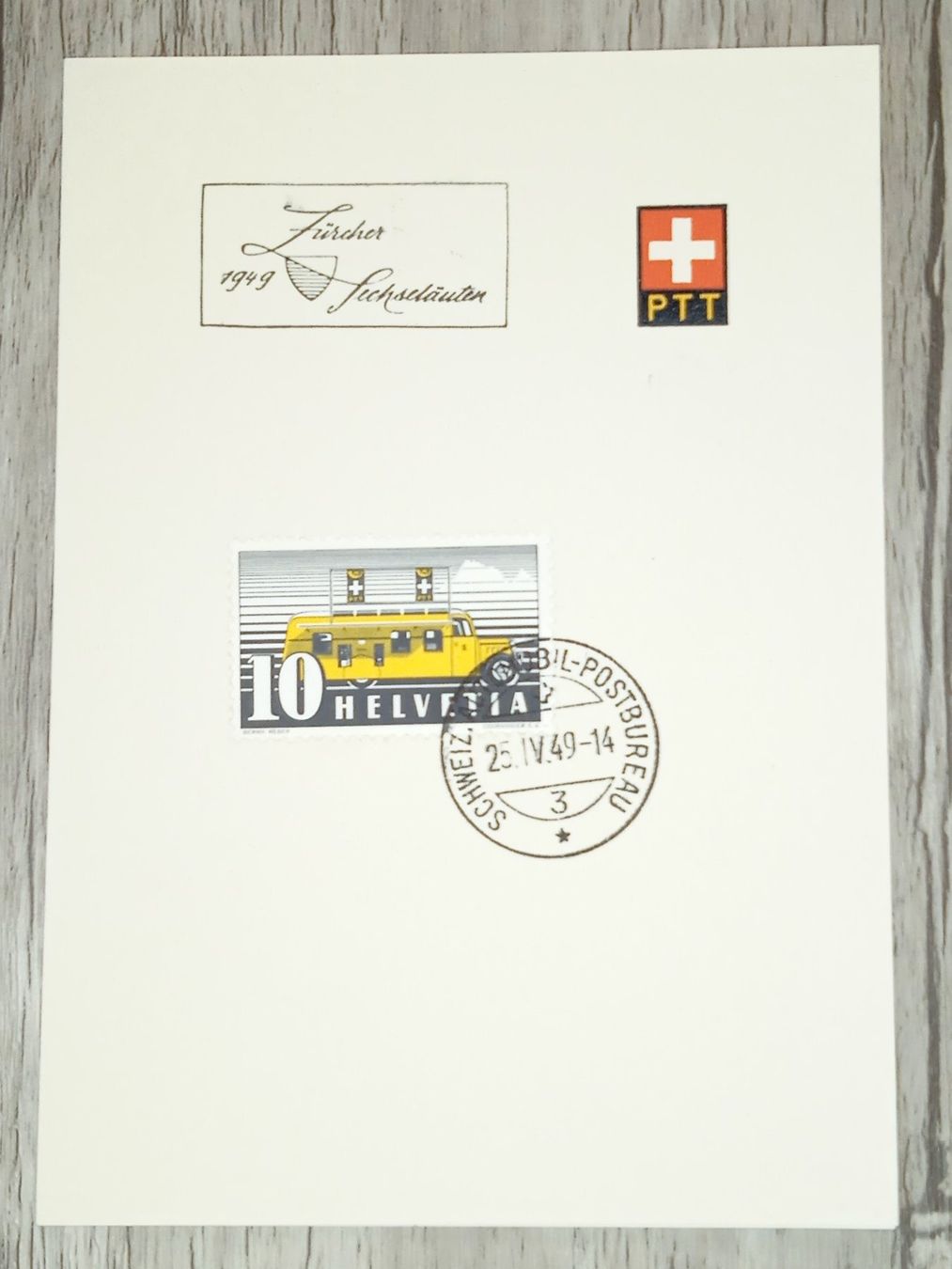 Alle Briefmarken: TR20 PTT Suisse 1949 – Gebraucht aus Cousset von Patrick_Collections