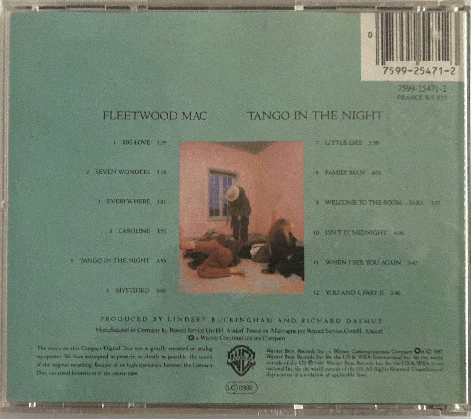 CD: FLEETWOOD MAC - TANGO IN THE NIGHT – Usato da Poliez-Pittet venduto da Newtown-Records 1
