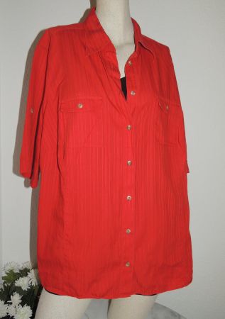KÜHLENDE BLUSE "WALBUSCH" 100% COTTON NP 149 CHF NEU XL