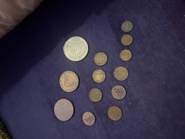 Alte Münzen Konvolut Konvolut mit verschiedenen Münzen Somme