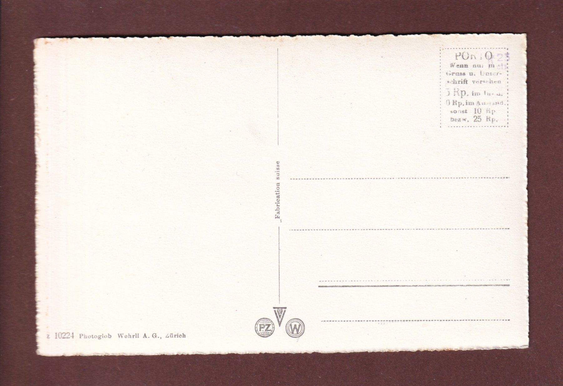Cartoline postali: BUONAS am Zugersee – Usato da Pully venduto da nicecards 1