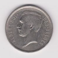 Belgien 5 Francs 1932 Albert I