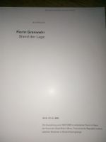 Florin Granwehr – Stand der Lage (Ausstellungskatalog) ©1998