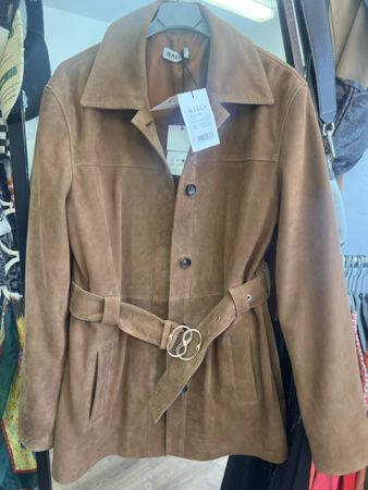 Bally Wildleder Jacke, Gr. 40, NEU