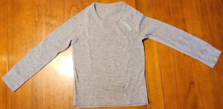 Odlo Kinder Langarm Funktionsshirt grau Gr. 128