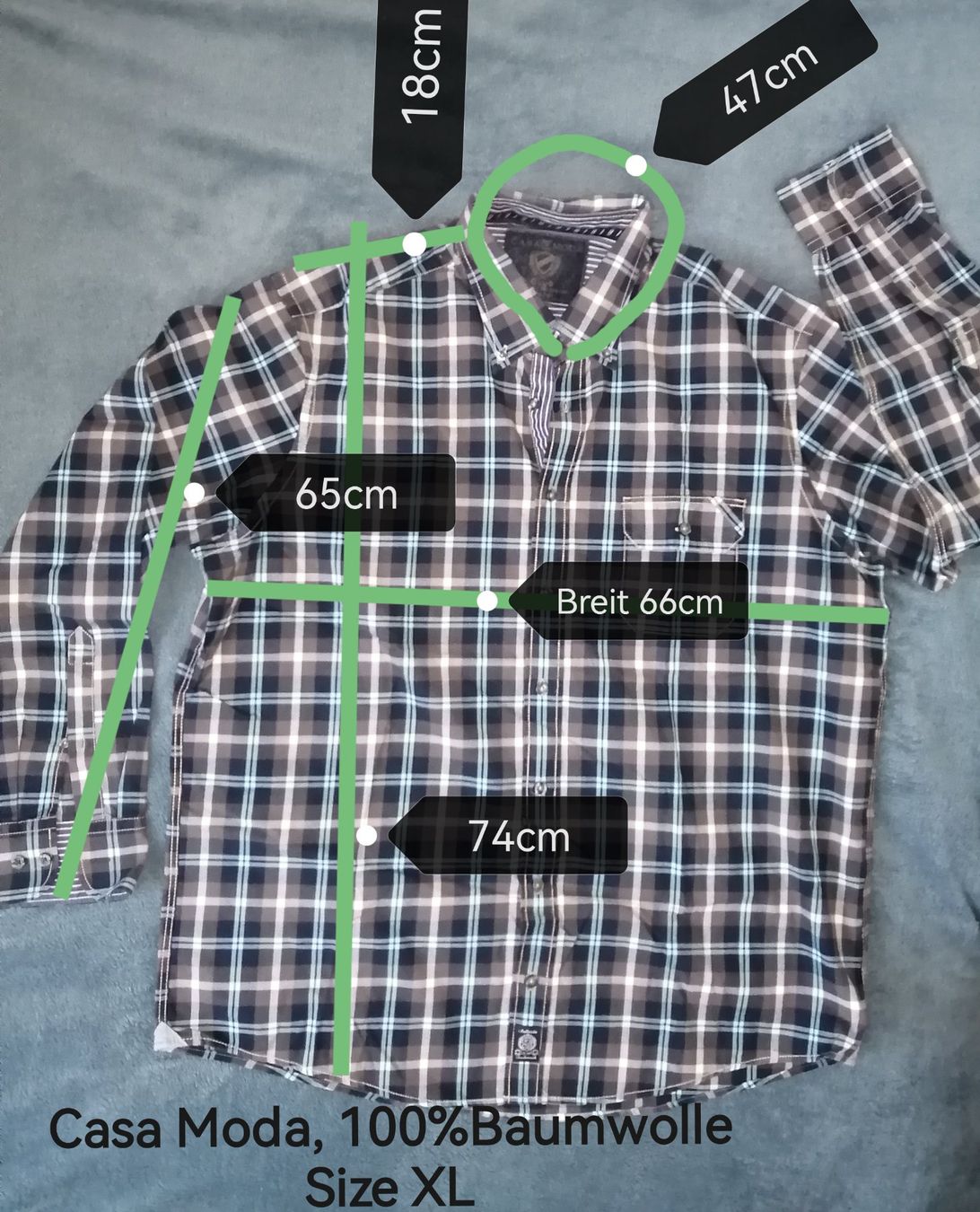 Camicie: Kariertes Herrenhemd XL Casa Moda – Usato da Buchrain venduto da nat_pl5p 9