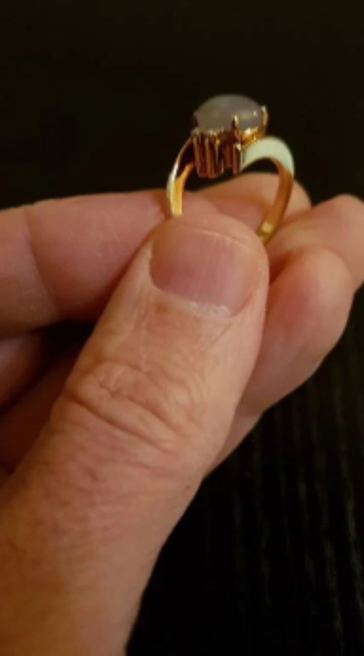 Anelli: Goldring mit Sternsaphir aus Ceylan – Nuovo (secondo la descrizione) da KLOTEN venduto da Luxurious-Shop 1