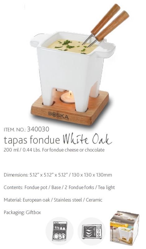 Pfannen: Fondueset 200Gr., Weiss, Boska – Neu und originalverpackt aus Wettingen von kochshop 1