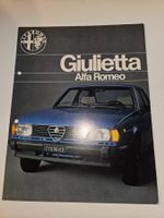 Alfa Romeo Giulietta Prospekt deutsch Oldtimer