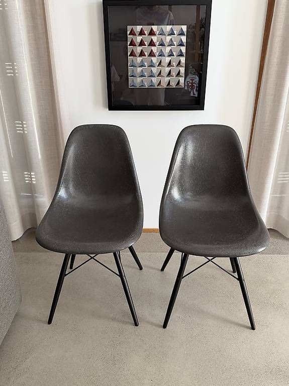 Sedie: 2x Vitra Eames Fiberglass Side Chair DSW – Usato da Frauenfeld venduto da Jessy_kardakova