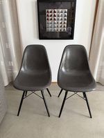 2x Vitra Eames Fiberglass Side Chair DSW