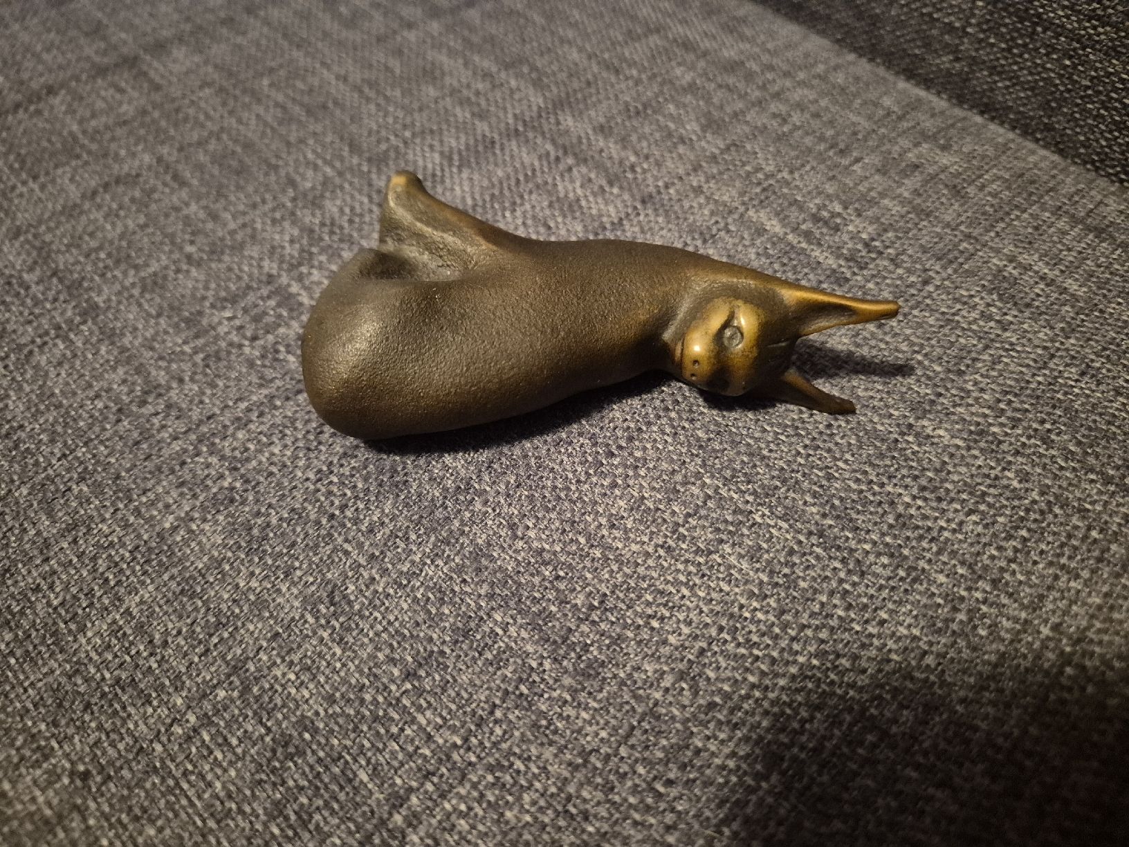 Statuette: Katzenfigur vermutlich aus Bronze – Usato da Binningen venduto da rom_9ls7 2