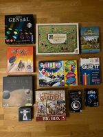 Diverse Brettspiele; Dune Imperium, Hitster, Carcassone etc.