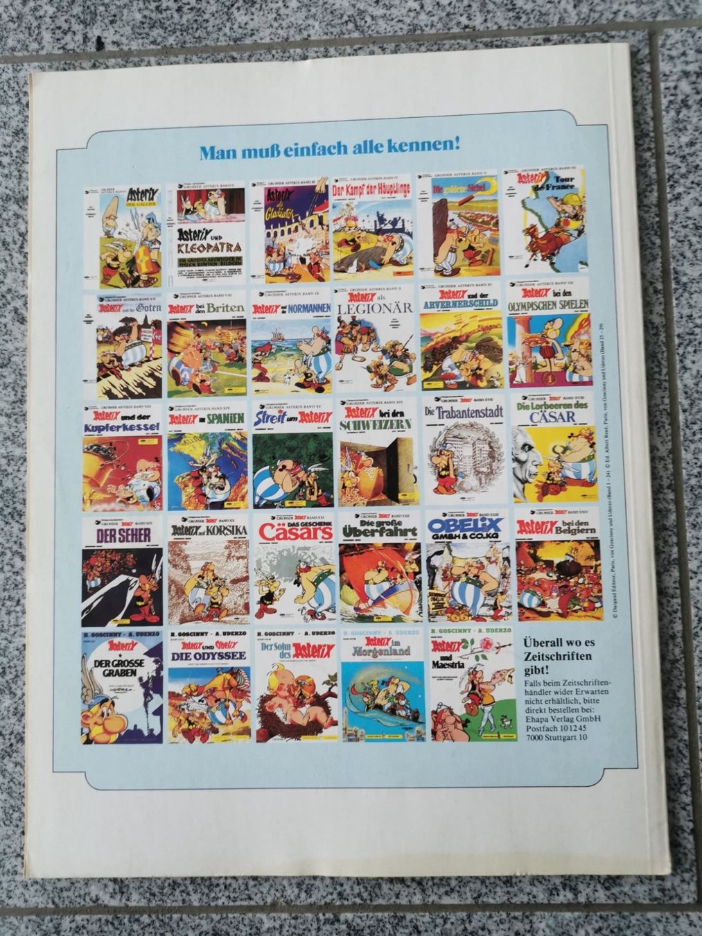 Fumetti: Asterix - Die Lorbeeren des Cäsar - Band 18 – Usato da Tägerschen venduto da H0udini 1