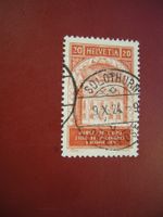 WELTPOSTVEREIN, 9.X.24., SOLOTHURN, VOLLSTEMPEL,