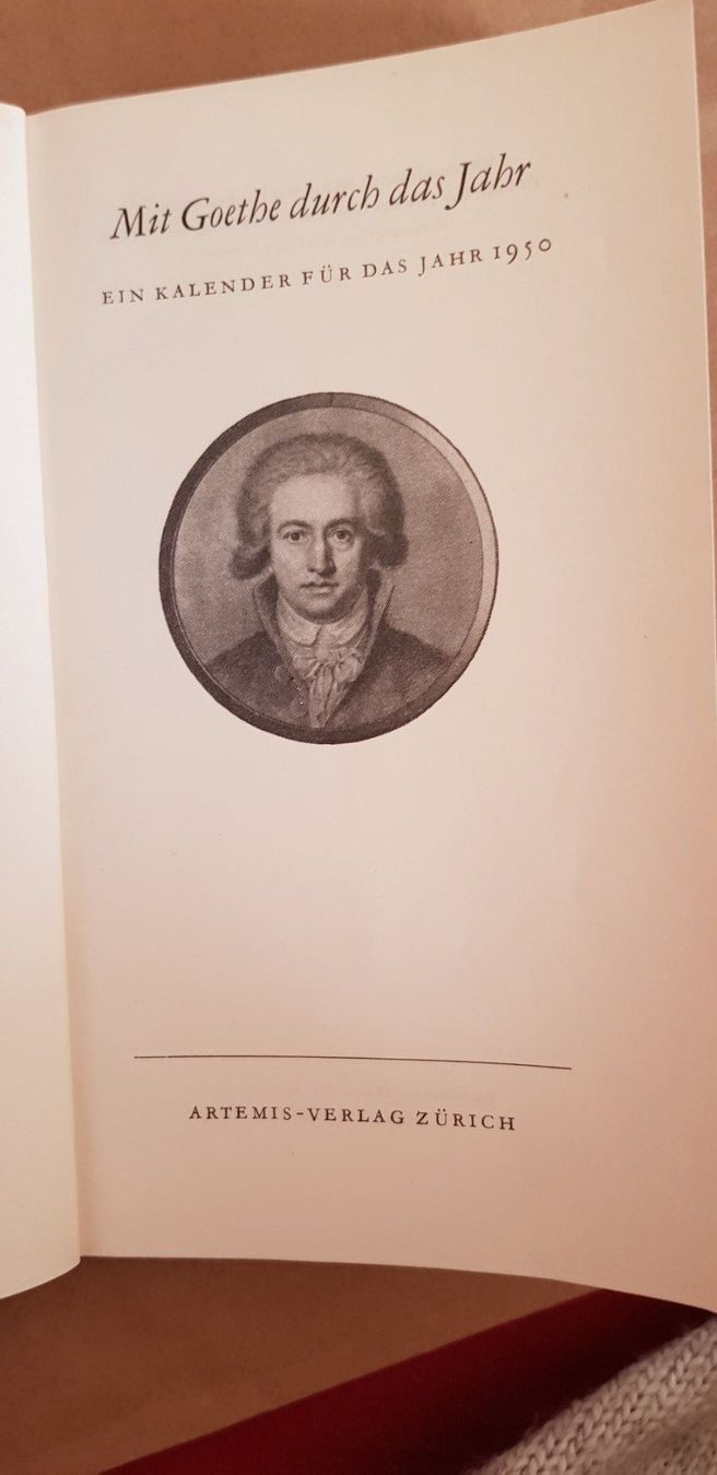 Bücher: Mit Goethe durch das Jahr 1950 – Gebraucht aus Uster von Astral 1