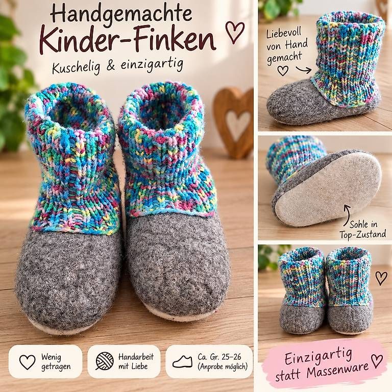 Scarpe da uomo: Handgemachte Kinder-Finken – Usato da Oberrüti venduto da Sandrina908