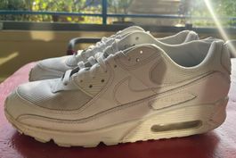 Nike Air Max 90 All White Sneaker Schuhe Gr. 45