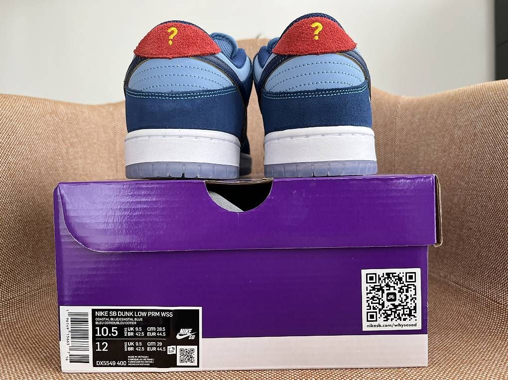 Nike Scarpe da uomo: Nike SB Dunk Low Pro "why so sad?" US 10.5 / EUR 44.5 – Nuovo e nell'imballaggio originale da Zürich venduto da classics_only 3
