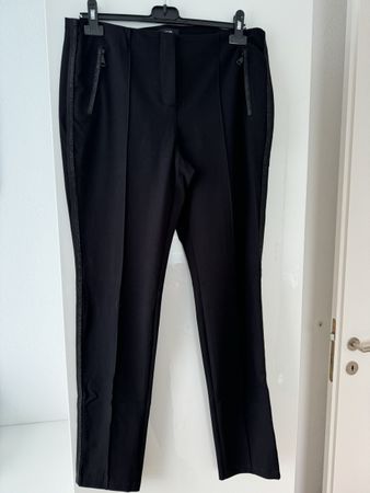 Taifun Stoffhose, Gr. 42, Glitzerstreifen, elegant