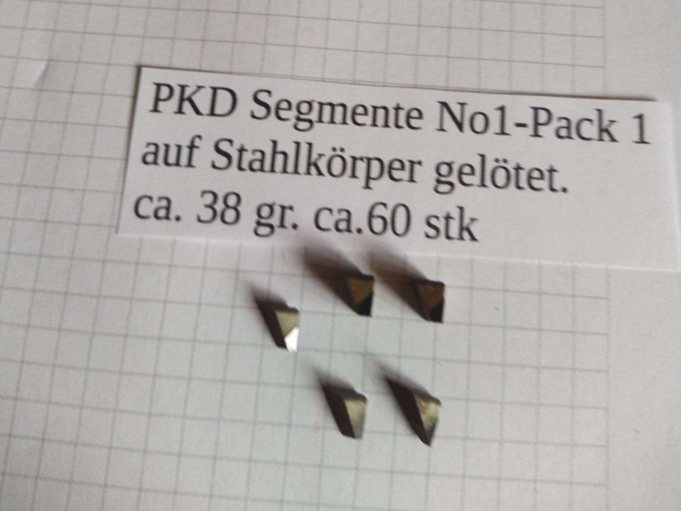 Alle Werkzeuge: Werkstatt-Räumung-PKD Segmente – Neu (gemäss Beschreibung) aus Biel/Bienne von Itfurg01