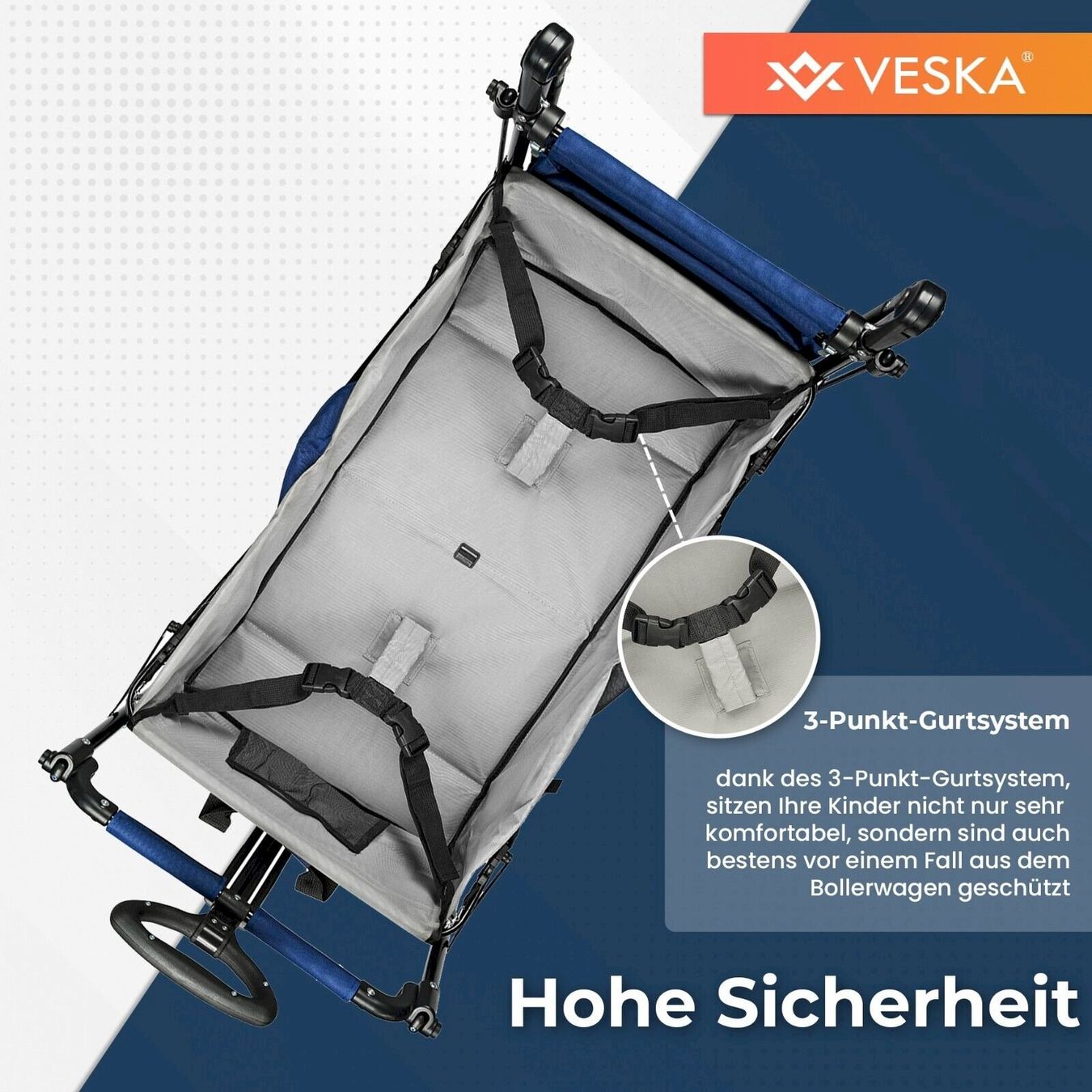Altro per la casa: VESKA Bollerwagen faltbar anthrazit/grau – Nuovo e nell'imballaggio originale da Bottighofen venduto da zaap 4