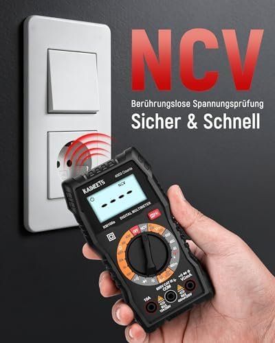 Messen: Digital Multimeter 4000 Counts NCV AC DC Spannung Strom – Neu und originalverpackt aus Hundwil von pac_6jh8 2