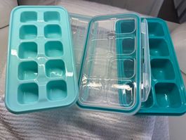 Eiswürfel Behälter 2 Stück für Gefrierfach