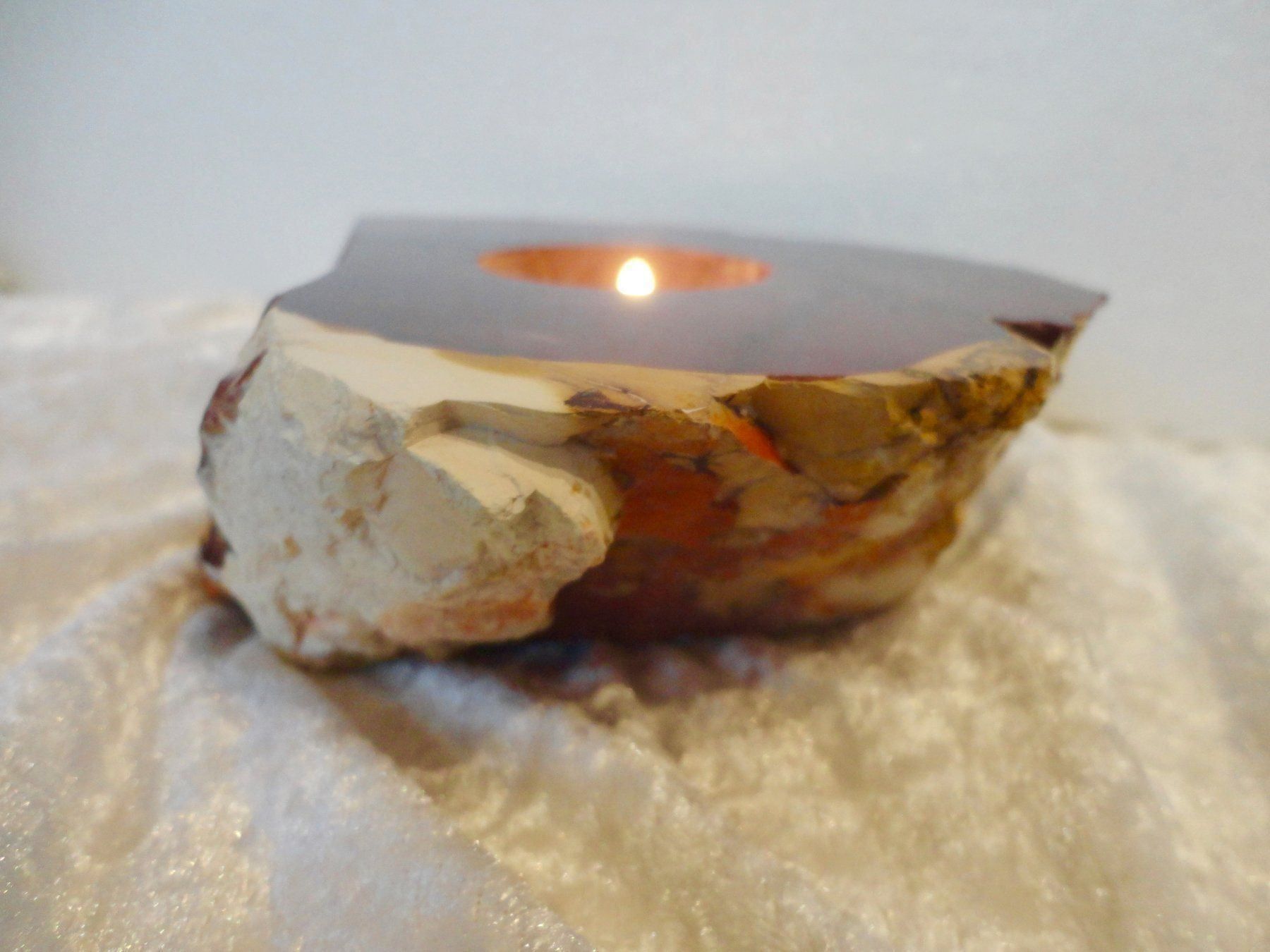 Minerali & Pietre curative: Windlicht - Mookait – Nuovo (secondo la descrizione) da Biberist venduto da tl-schmuck 1