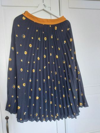 Wie NEU Mango Plissee Rock 38 midi